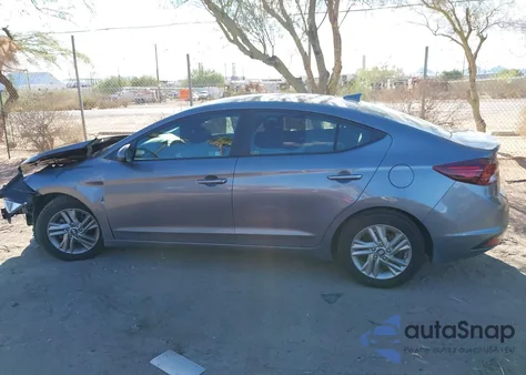 2019 Hyundai Elantra Sel from USA, damaged, VIN 5NPD84LF4KH451505